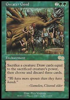 Greater Good (Urza's Saga) Light Play