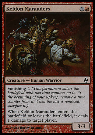 Keldon Marauders (Premium Deck Series: Fire and Lightning) Medium Play Foil