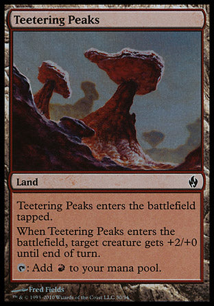 Teetering Peaks (Premium Deck Series: Fire and Lightning) Medium Play Foil