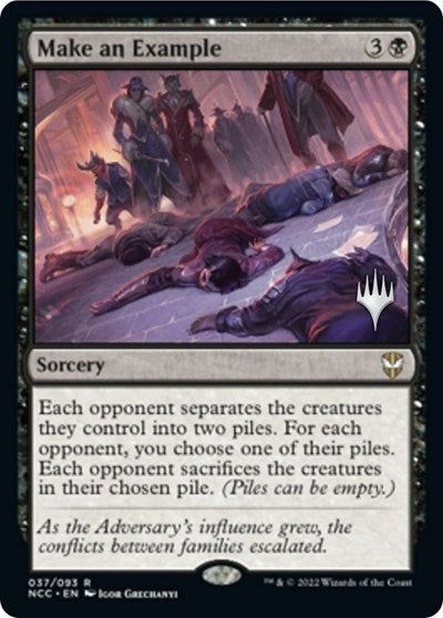 Make an Example (Promo Pack: Streets of New Capenna) Light Play Foil
