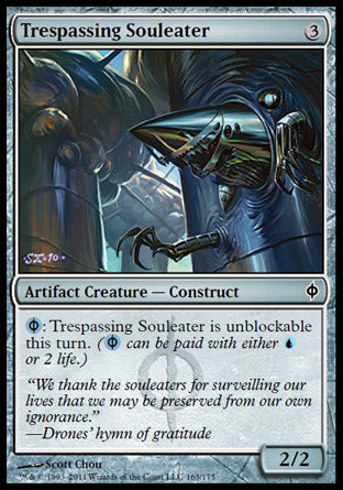 Trespassing Souleater (New Phyrexia) Heavy Play