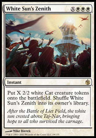 White Sun's Zenith (Mirrodin Besieged) Medium Play