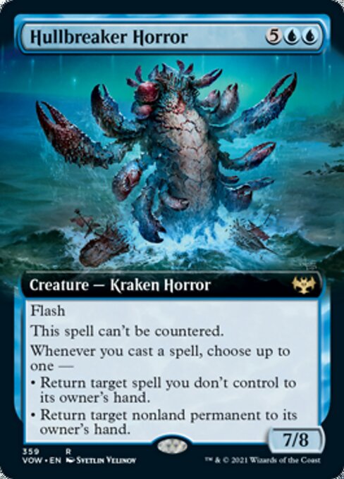 Hullbreaker Horror (Extended Art) (Innistrad: Crimson Vow) Near Mint Foil