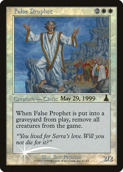 False Prophet (Promos: Prerelease Cards) Medium Play Foil