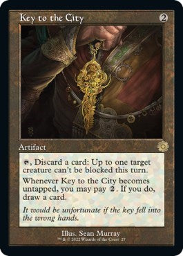 Key to the City (The Brothers' War: Retro Frame Artifacts) Near Mint Foil