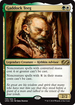 Gaddock Teeg (Ultimate Masters) Near Mint Foil
