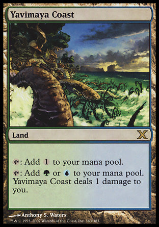 Yavimaya Coast (10th Edition) Heavy Play