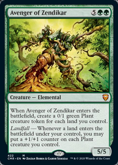 Avenger of Zendikar (Commander 2020 Commander Legends) Near Mint