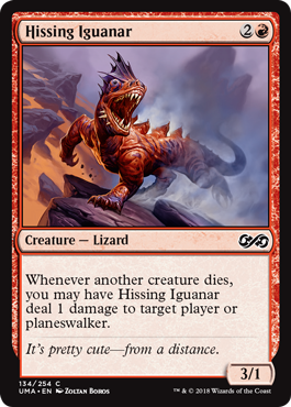 Hissing Iguanar (Ultimate Masters) Near Mint