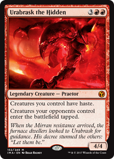 Urabrask the Hidden (Iconic Masters) Medium Play Foil