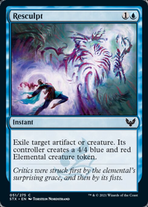 Resculpt (Strixhaven) Near Mint Foil