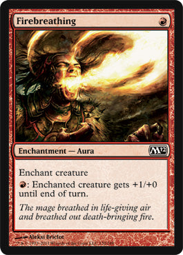 Firebreathing (Magic 2012 Core Set) Medium Play