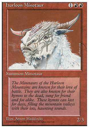 Hurloon Minotaur (4th Edition) Near Mint
