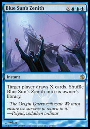 Blue Sun's Zenith (Mirrodin Besieged) Light Play