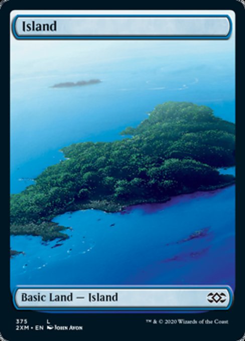 Island (375) (Double Masters) Near Mint