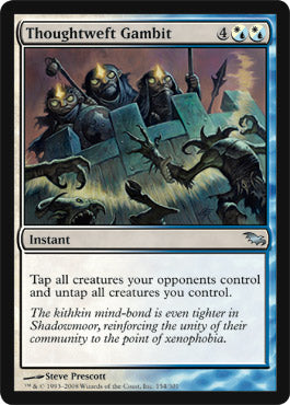 Thoughtweft Gambit (Shadowmoor) Medium Play