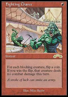 Fighting Chance (Exodus) Medium Play