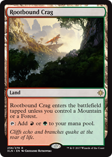 Rootbound Crag (Ixalan) Medium Play