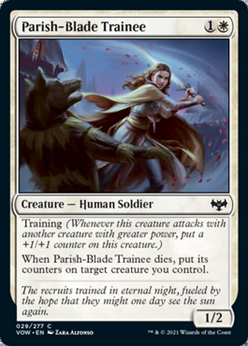 Parish-Blade Trainee (Innistrad: Crimson Vow) Near Mint