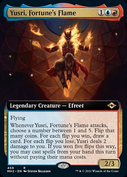 Yusri, Fortune's Flame (Extended Art) (Modern Horizons 2) Near Mint
