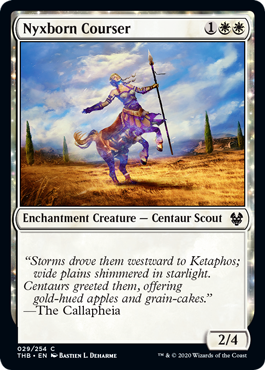 Nyxborn Courser (Theros Beyond Death) Near Mint Foil