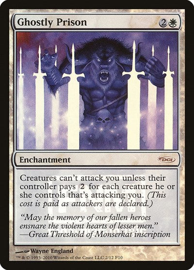 Ghostly Prison (Promos: FNM) Light Play Foil