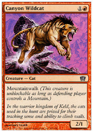 Canyon Wildcat (8th Edition) Heavy Play