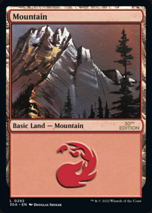 Mountain (292) (30th Anniversary Edition) Near Mint