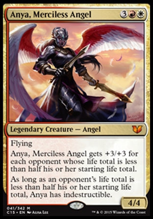 Anya, Merciless Angel (Commander 2015) Light Play