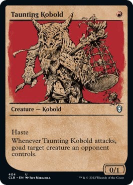 Taunting Kobold (Showcase) (Commander Legends: Battle for Baldur's Gate) Near Mint