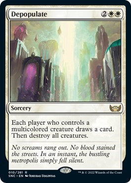 Depopulate (Streets of New Capenna) Near Mint Foil