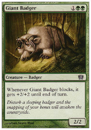 Giant Badger (8th Edition) Medium Play