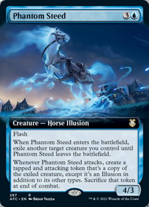 Phantom Steed (Extended Art) (Commander 2021 Forgotten Realms) Near Mint