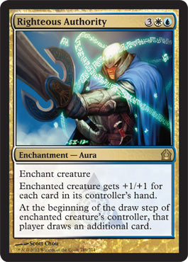 Righteous Authority (Return to Ravnica) Medium Play