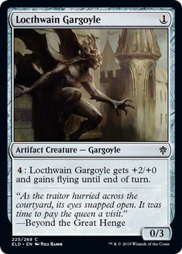 Locthwain Gargoyle (Throne of Eldraine) Near Mint