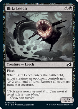 Blitz Leech (Ikoria: Lair of Behemoths) Near Mint