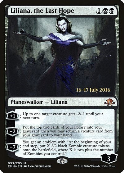 Liliana, the Last Hope (Promos: Prerelease Cards) Near Mint Foil