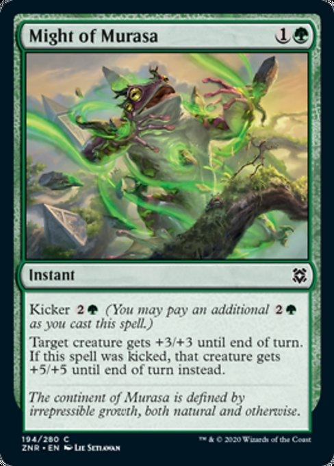 Might of Murasa (Zendikar Rising) Light Play