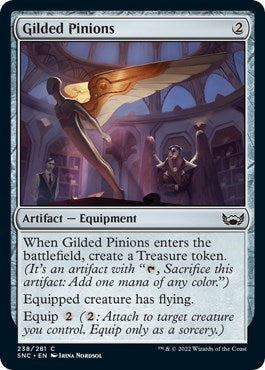 Gilded Pinions (Streets of New Capenna) Near Mint Foil