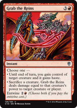 Grab the Reins (Commander 2016 Edition) Near Mint