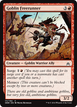 Goblin Freerunner (Oath of the Gatewatch) Medium Play
