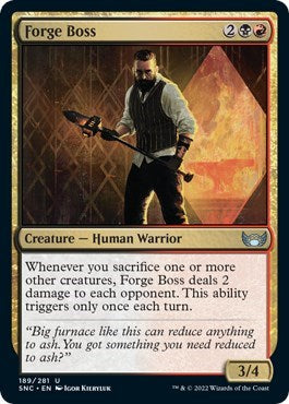 Forge Boss (Streets of New Capenna) Near Mint Foil