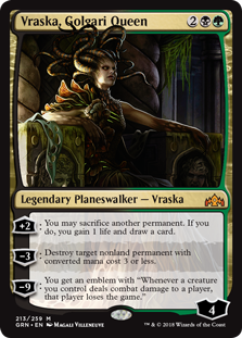 Vraska, Golgari Queen (Guilds of Ravnica) Medium Play