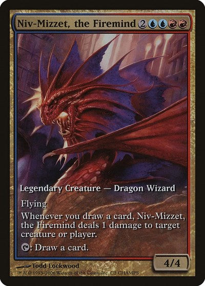 Niv-Mizzet, the Firemind (Promos: Champs) Light Play Foil