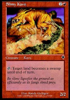 Slimy Kavu (Invasion) Medium Play