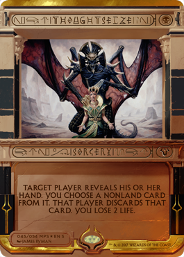 Thoughtseize (Amonkhet Invocations) Near Mint Foil