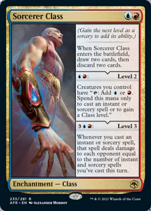 Sorcerer Class (Adventures in the Forgotten Realms) Light Play Foil