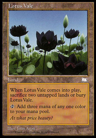 Lotus Vale (Weatherlight) Near Mint