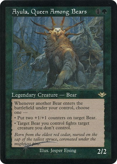 Ayula, Queen Among Bears (Retro Frame) (Foil Etched) (Modern Horizons 1 Retro Frames) Near Mint Foil