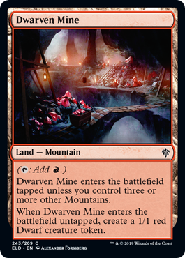 Dwarven Mine (Throne of Eldraine) Medium Play